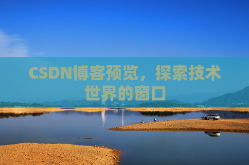 CSDN博客预览，探索技术世界的窗口